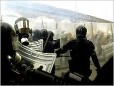 "police forces have clamped down on pro-ACC protests"