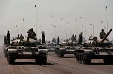 "Divisions upon divisions of tanks have been rolling in"